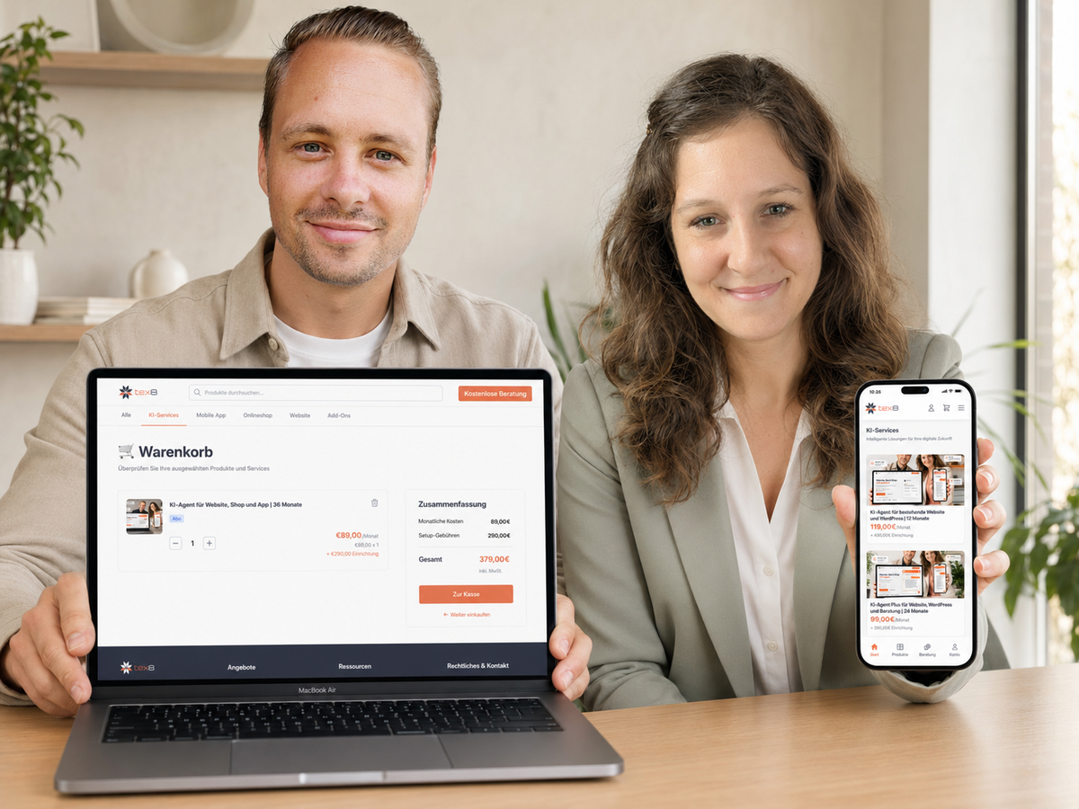 Erweiterbares Shop-System mit KI-Agent | 36 Monate