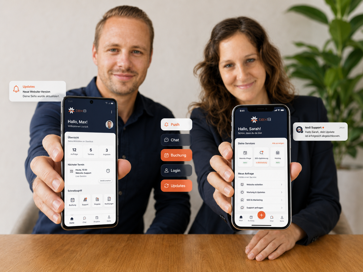 Eigene Mobile-App für Ihr Unternehmen | 12 Monate